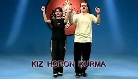 Woman Horon Kurma Steps Trabzon Region Turkish Folk Dance