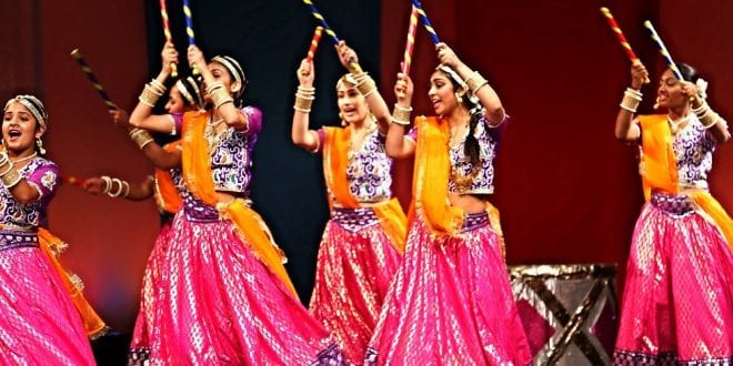 Indian Dandiya Folk Dance