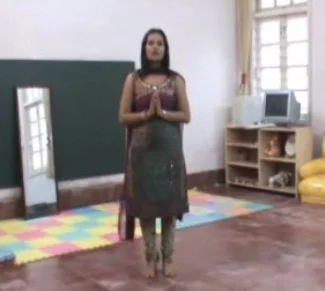 Learning Garba and Dandiya