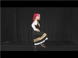 Bulgarian Folk Dance Bouncing Step