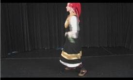 Bulgarian Folk Dance Turning Step